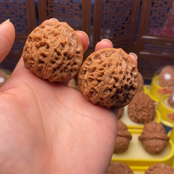把件文玩核桃38高端水龙纹