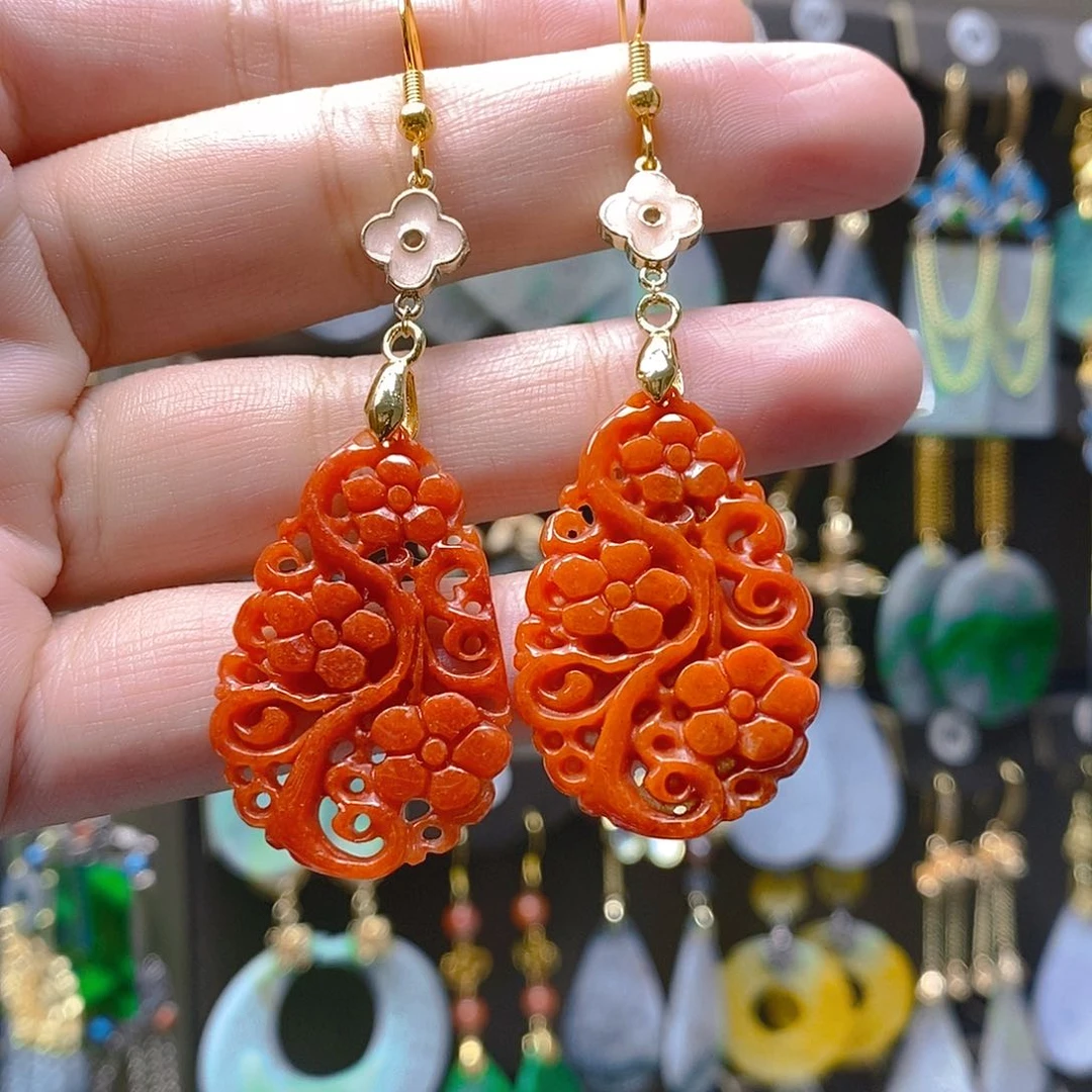 未镶嵌翡翠耳饰翡翠