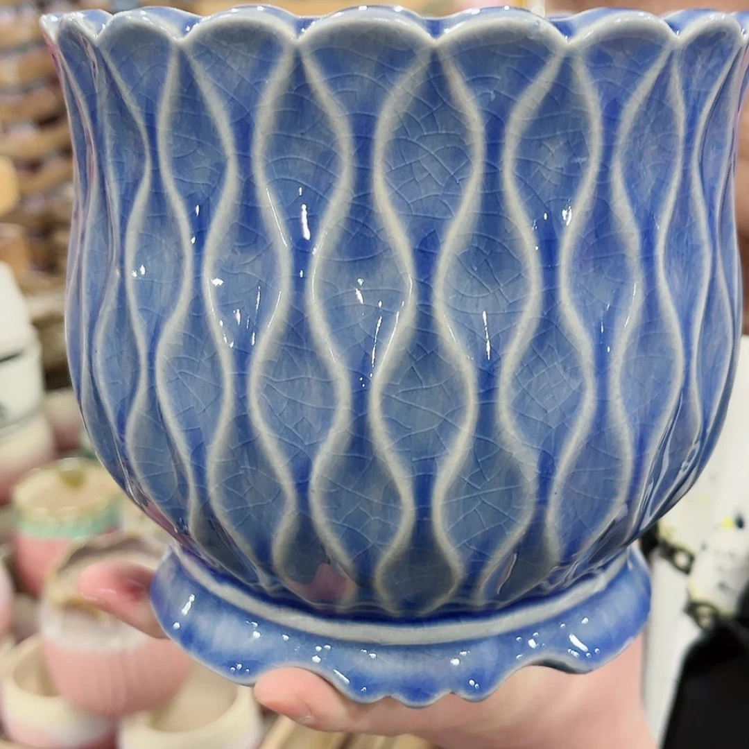 【闪购商品】陶瓷陶瓷多肉植物花盆