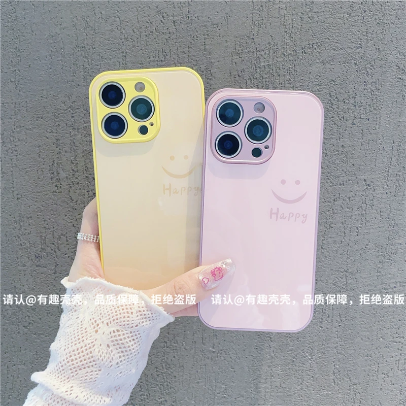 玻璃壳适用苹果17/iphone/华为荣耀/OPPO/VIVO/小米/手机壳爆款潮