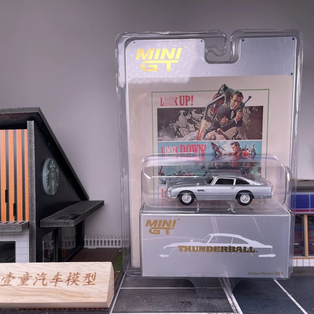 【壹童现货】MINIGT 1:64 阿斯顿马丁 电影版 901号英文版 合金车模