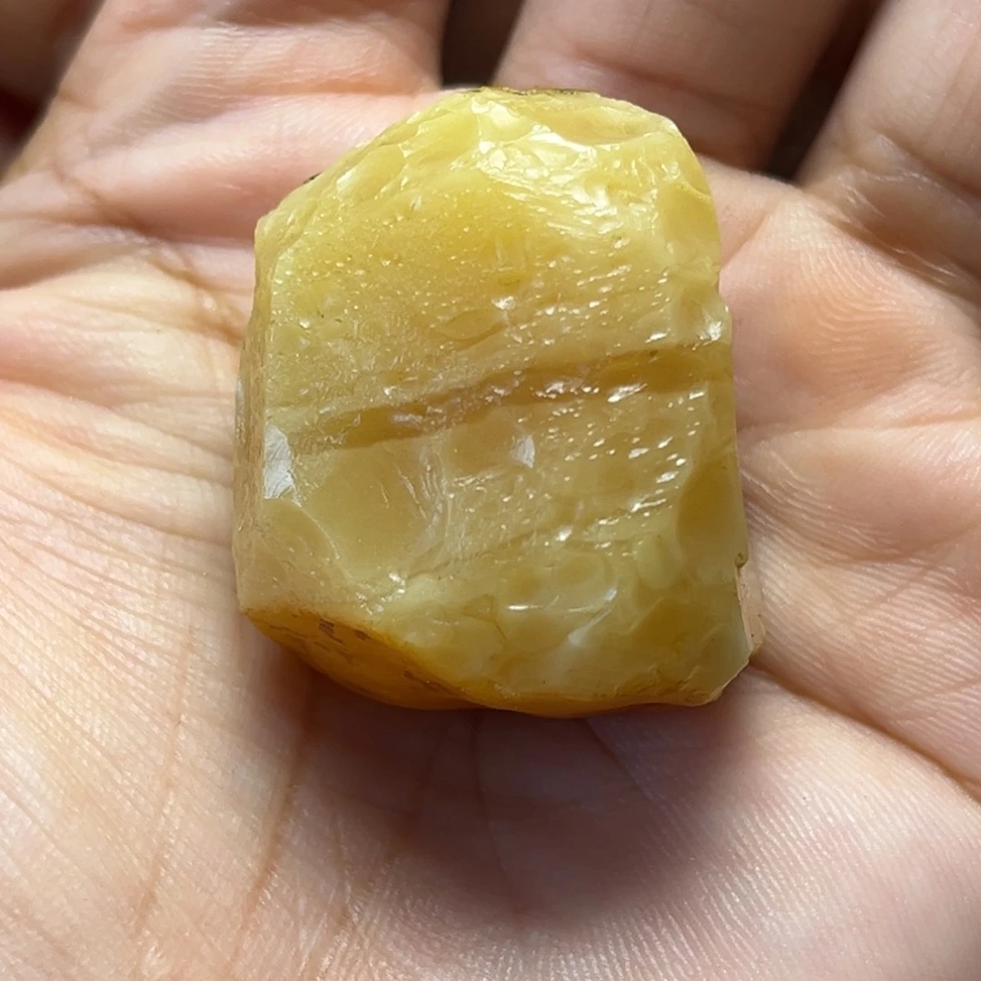 未镶嵌定制琥珀蜜蜡定制一线天圆珠
