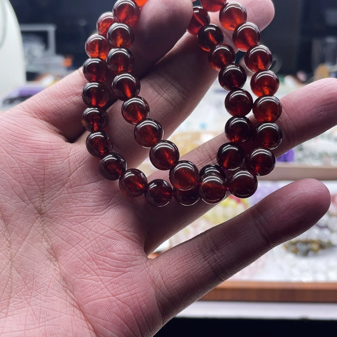 水晶未镶嵌手串石榴石手串