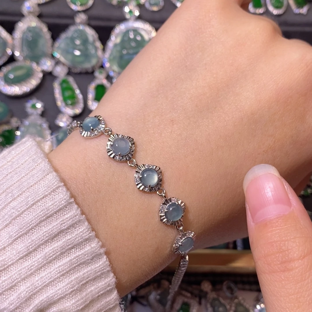 翡翠未镶嵌颈饰天然