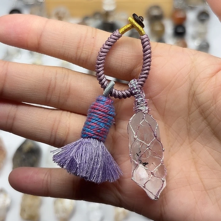 颈饰未镶嵌水晶闪灵钻挂件