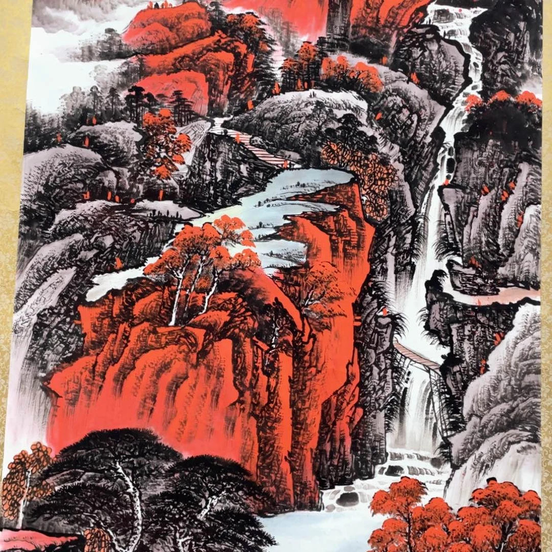 国画老师手笔手绘作品w