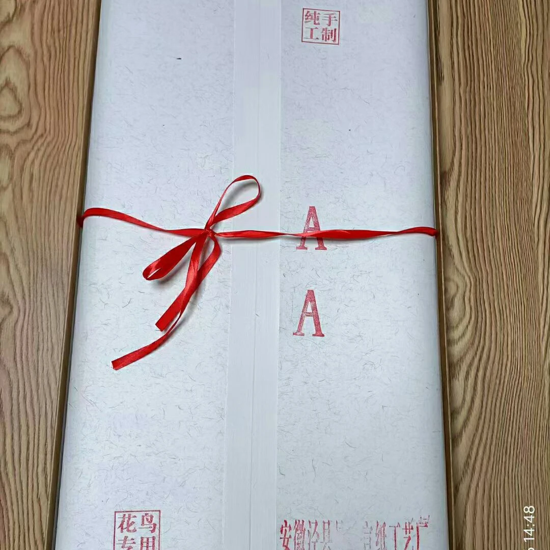 体验装:纯手工花鸟专用宣纸四尺整张10张