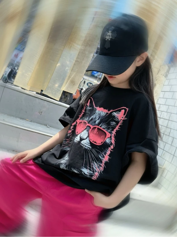 【来财CAT】中大童夏季印花T恤