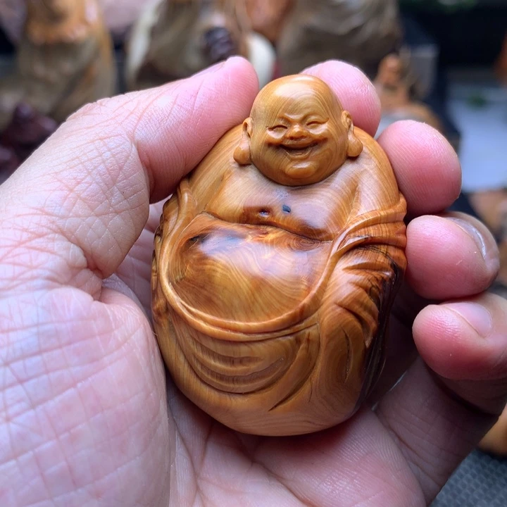 柏木（崖柏）崖柏陈化料手把件