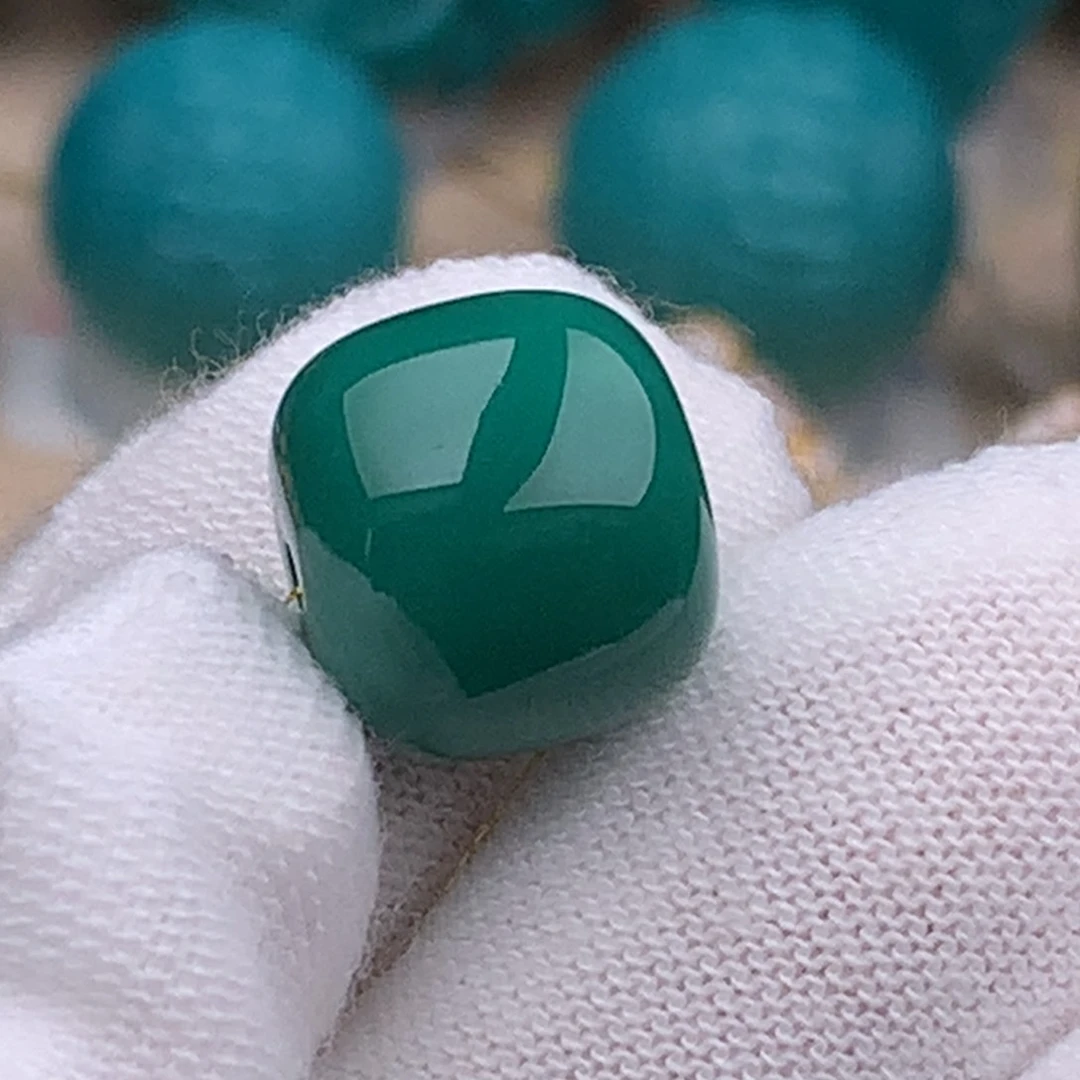 未镶嵌绿松石珠宝奇石12.7mm