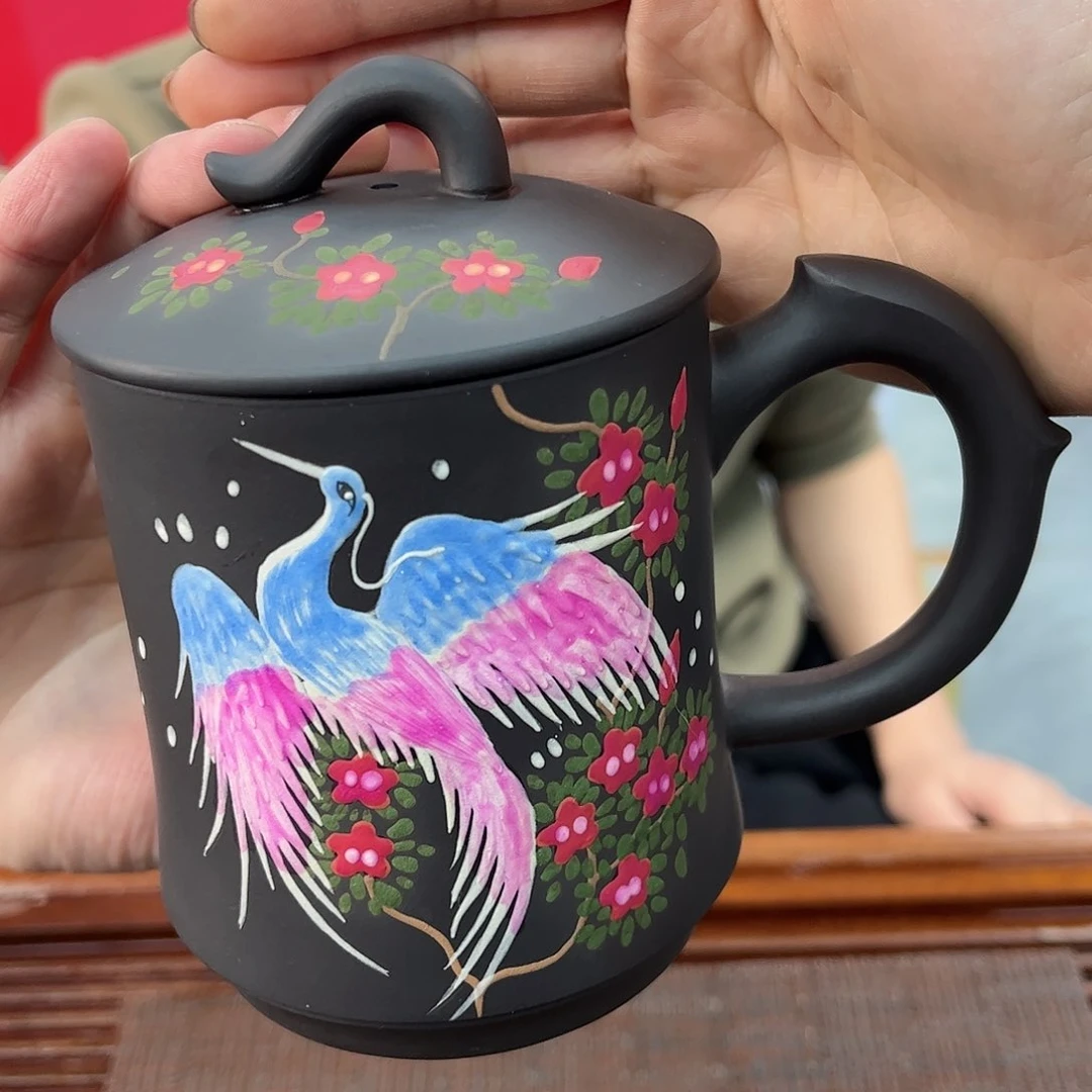 紫砂茶杯原矿紫砂