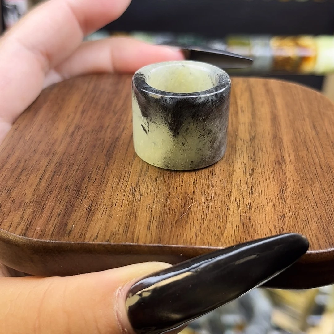 岫玉未镶嵌戒指港14