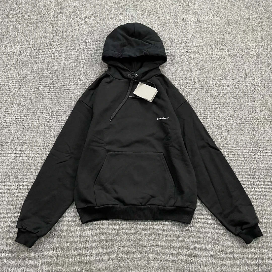 未使用 Balenciaga/巴黎世家 h913 小logo帽衫 XS码 121600