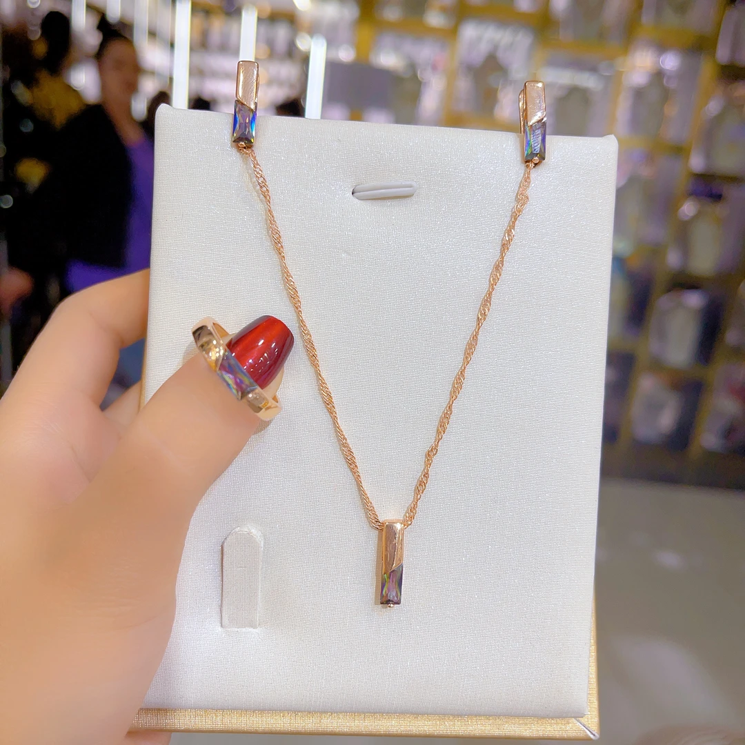 钛钢项链 1388新款قىزىل ئالتۇن پاسۇن 爆款白搭时尚