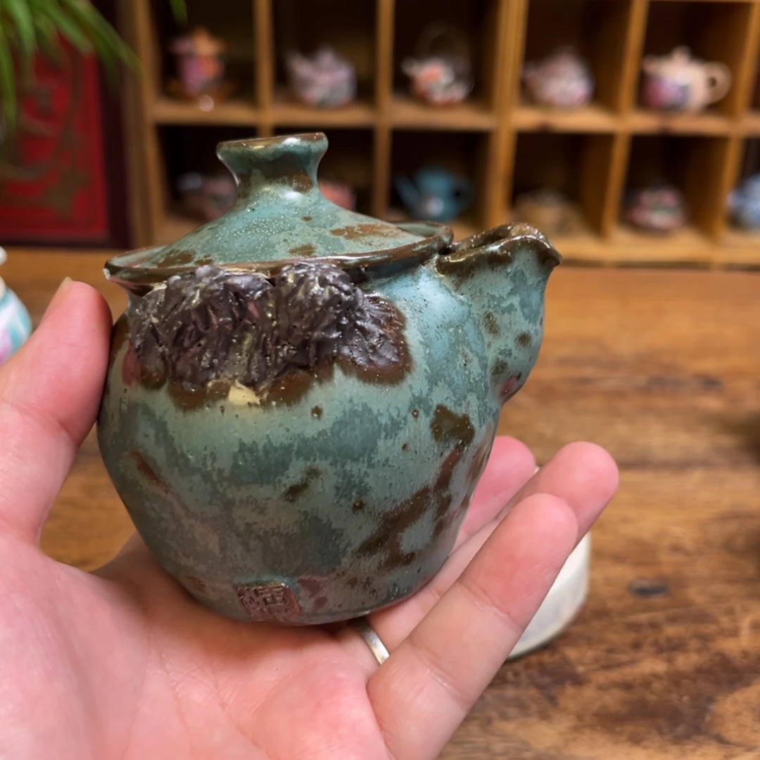 像***.柴烧手工手绘陶瓷