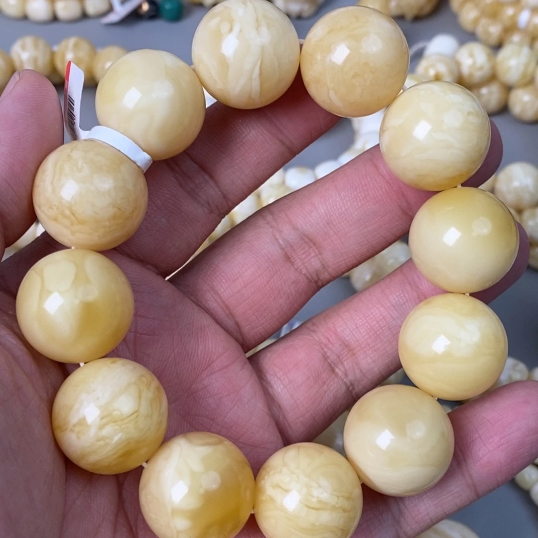 未镶嵌蜜蜡珠宝奇石66.4g21+mm