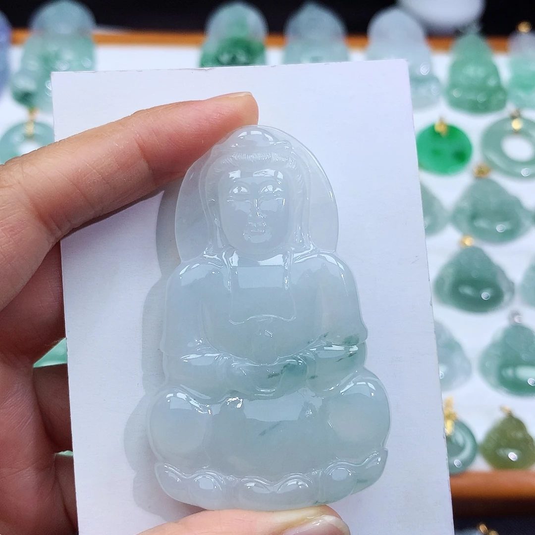 翡翠未镶嵌颈饰翡翠吊坠