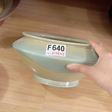 景德镇陶瓷花盆手工