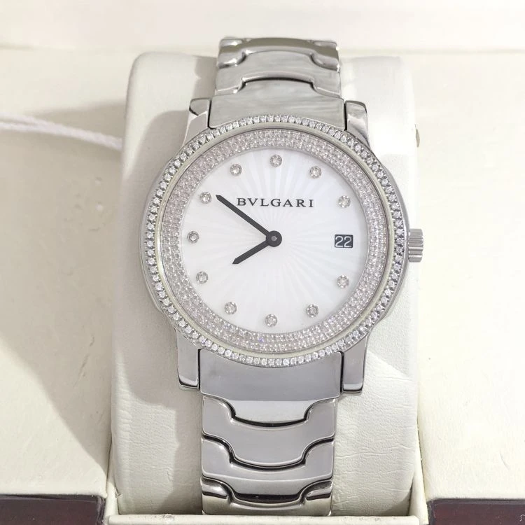 95新 BVLGARI/宝格丽 顺延宝格丽/表径35/石英表/S333250927005