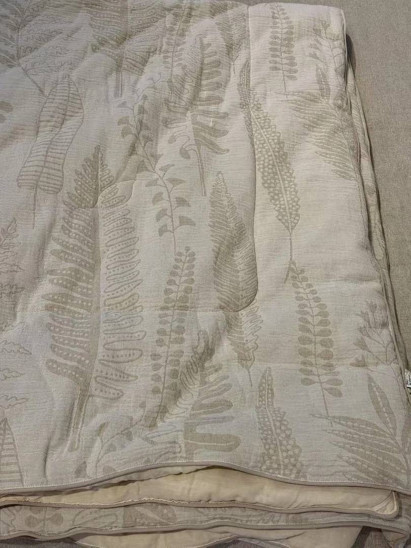 铃兰颂棉麻纱布法式床品被子