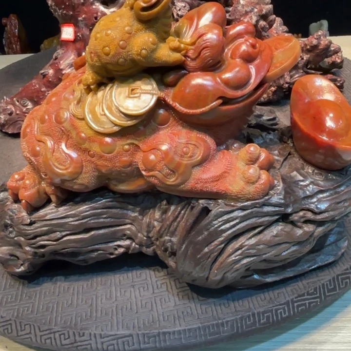 朋***好寿山石寿山石摆件制作