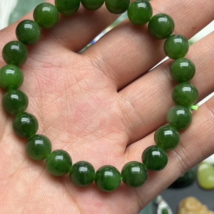 和田玉（碧玉）手链未镶嵌