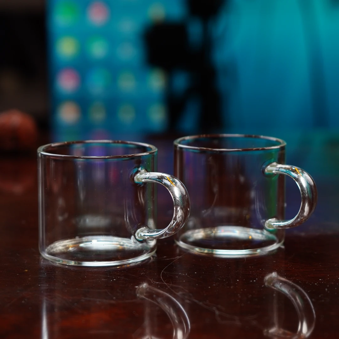 两支装品牌正品尾货小容量把手品茗杯lw90