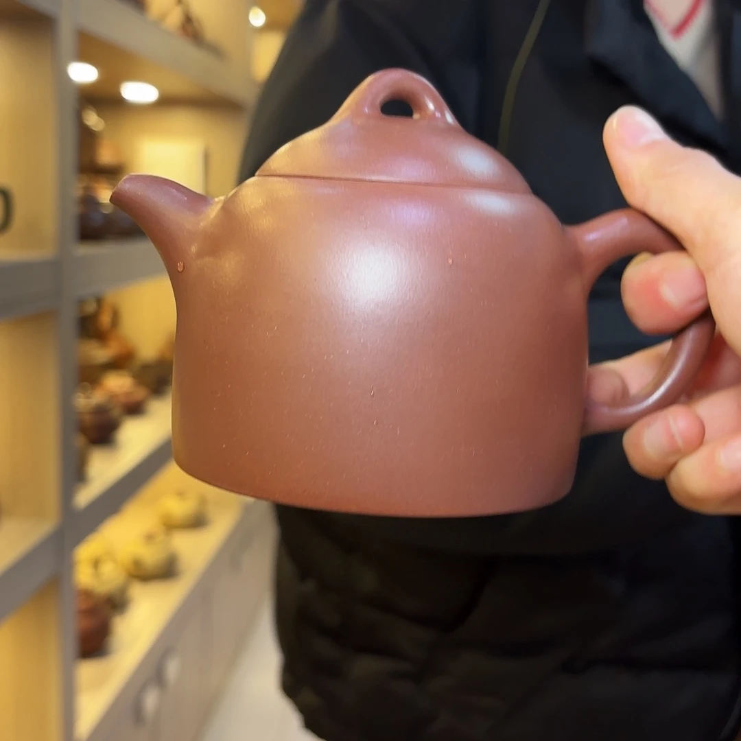 紫砂茶壶一壶李紫砂400c c