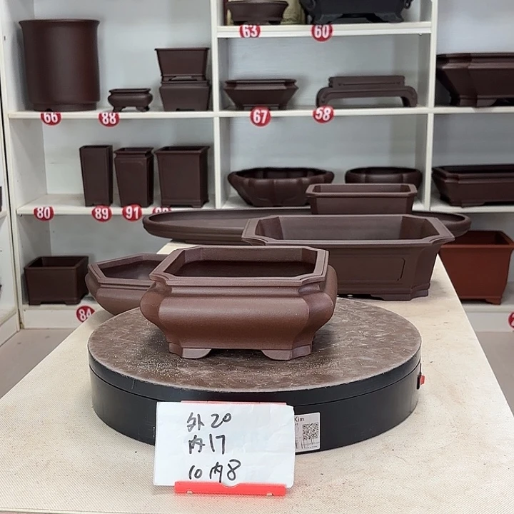 花盆紫砂切角小四方