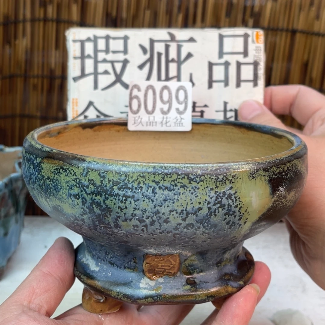 手工花盆默认瑕疵完美者勿拍