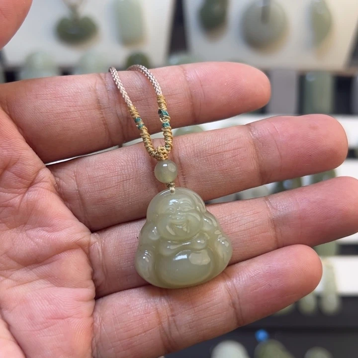 和田玉未镶嵌吊坠(不含链)666