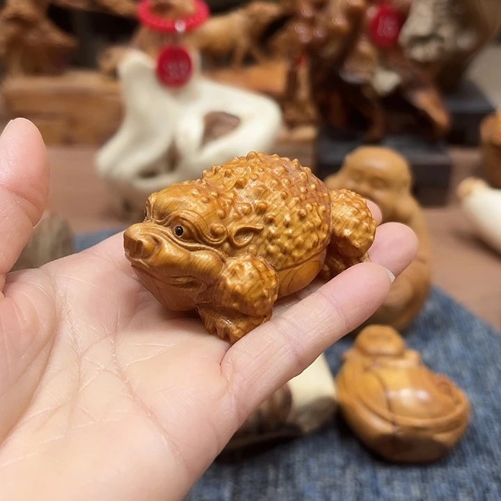 柏木太行崖柏手把摆件