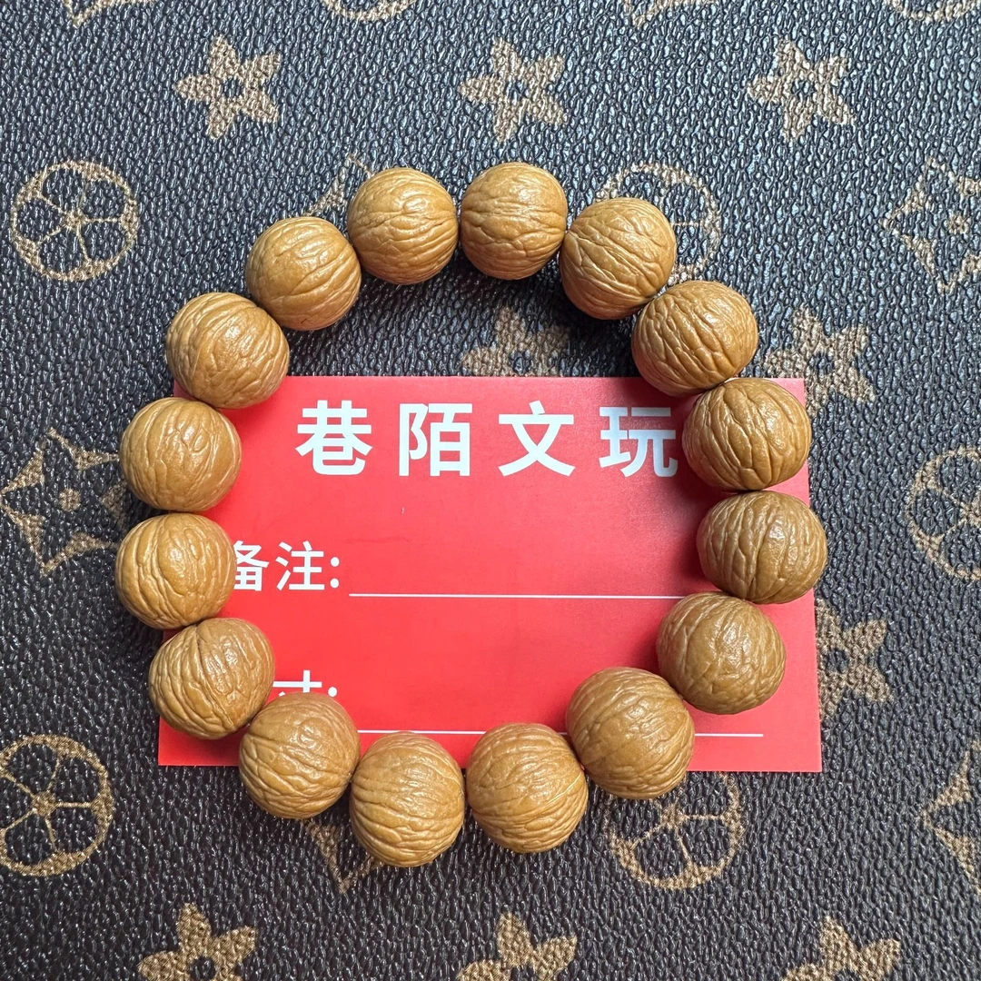 【巷陌全品凤羽】无瑕疵纯原皮猴头手串小馒头料