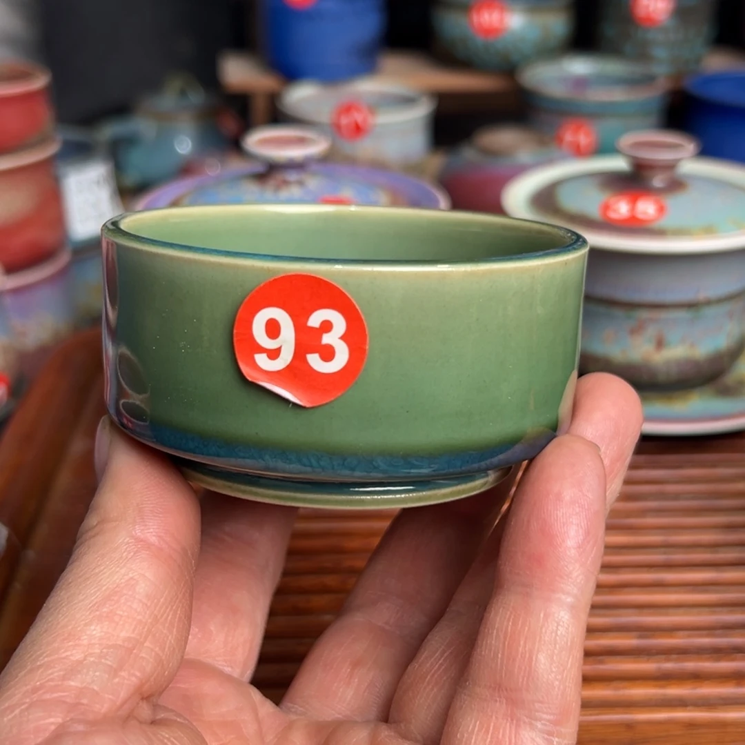 手工制作钧窑茶器