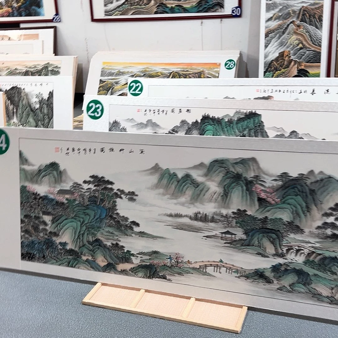 南***厂国画手绘保证质量保证