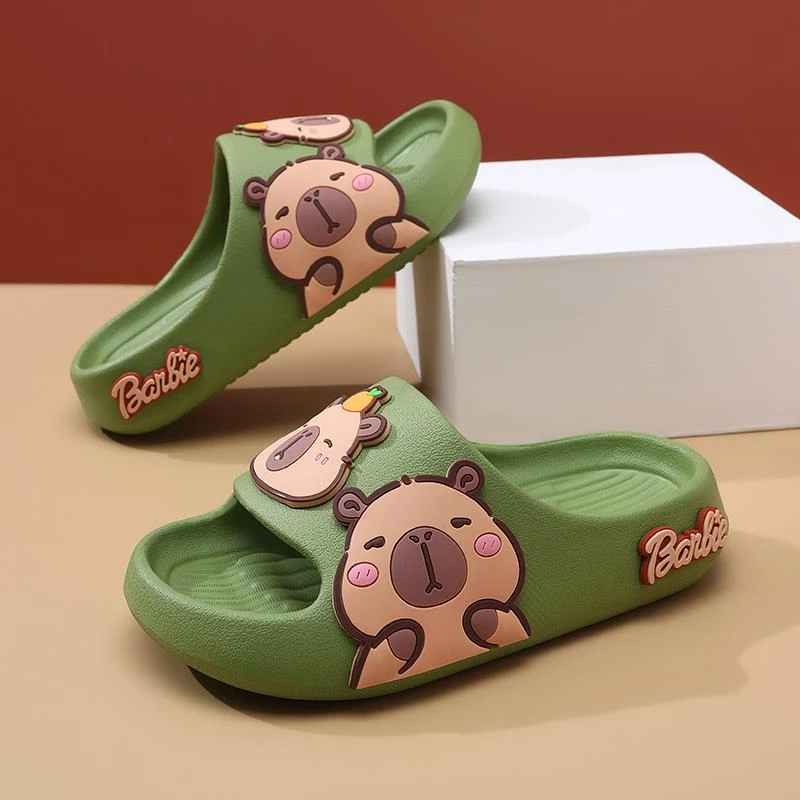 卡皮巴拉儿童拖鞋男童凉拖鞋室内居家男孩宝宝中大童卡通软底防滑