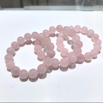【书记甄选】天然粉水晶单圈手链 约13mm 多样性发一件 3