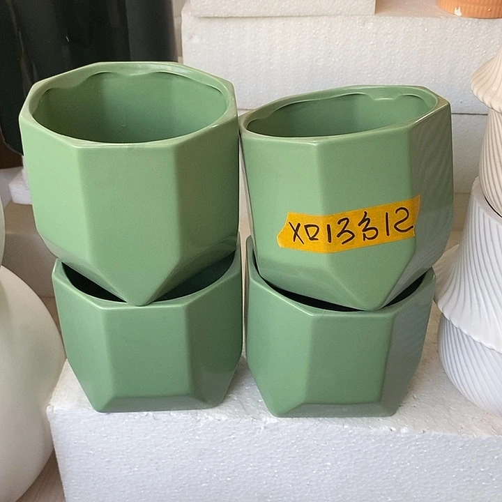 摆件陶盆有孔 微瑕介意勿拍