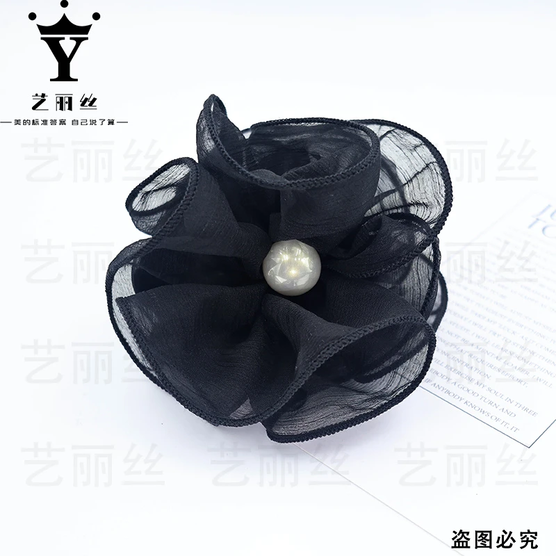 艺丽丝 东方之珠 [黑山茶] 云纱款碎片丸子夹8cm YL1126