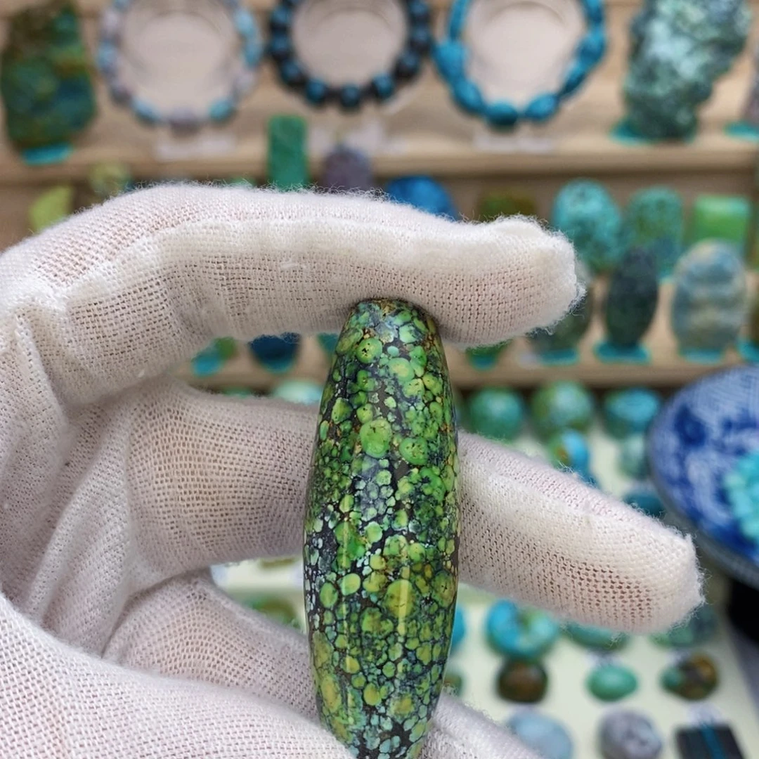 定制绿松石未镶嵌桶珠