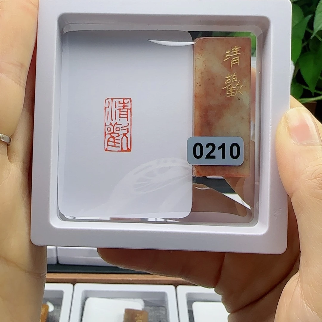 寿山石印石亚*晋清欢1×2