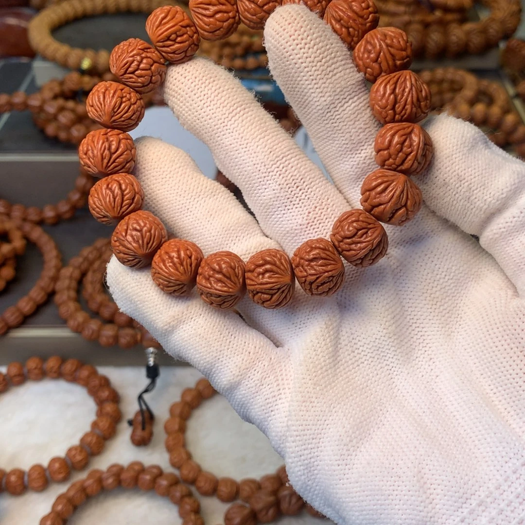 手串桃核秦岭龙纹