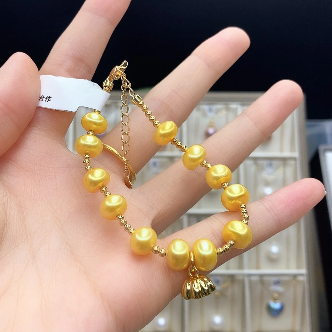 淡水珍珠合金颈饰