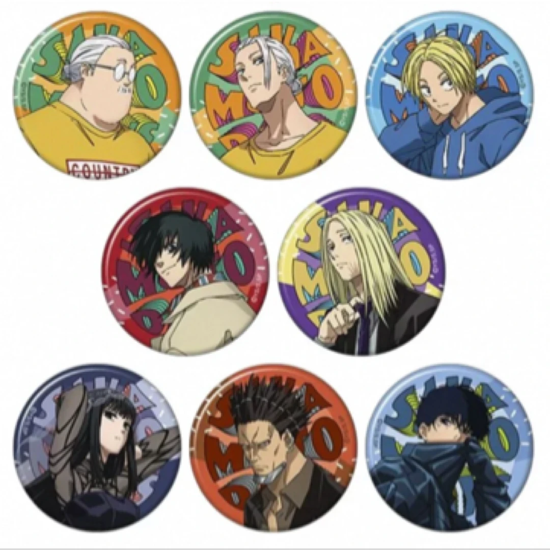 「杰森」坂本日常 街头风涂鸦吧唧徽章盲盒（代拆）