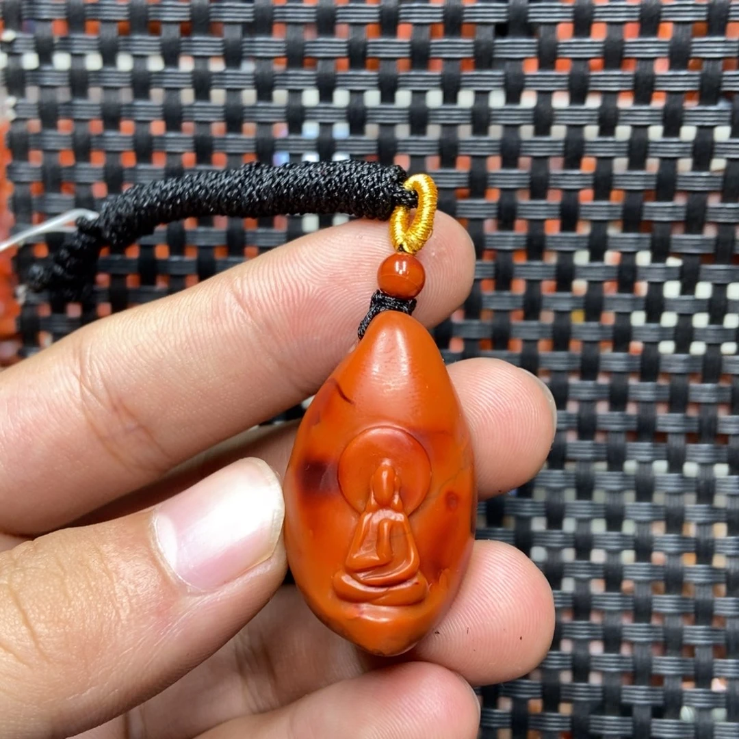 南红玛瑙未镶嵌吊坠(不含链)
