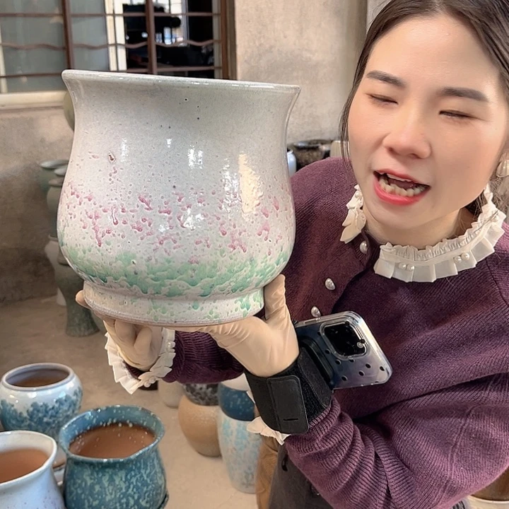 瑕疵口21口21花盆宝宝