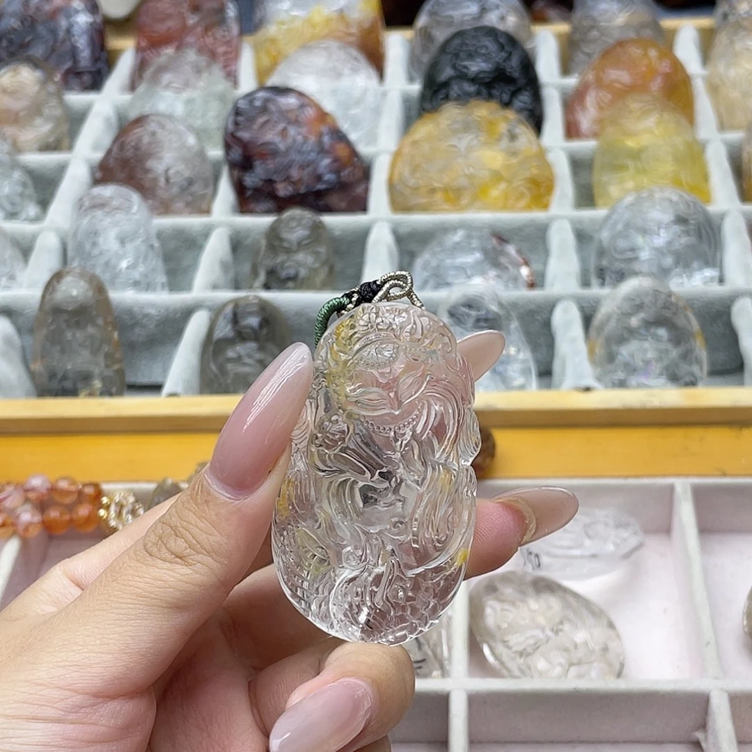 颈饰未镶嵌水晶天然