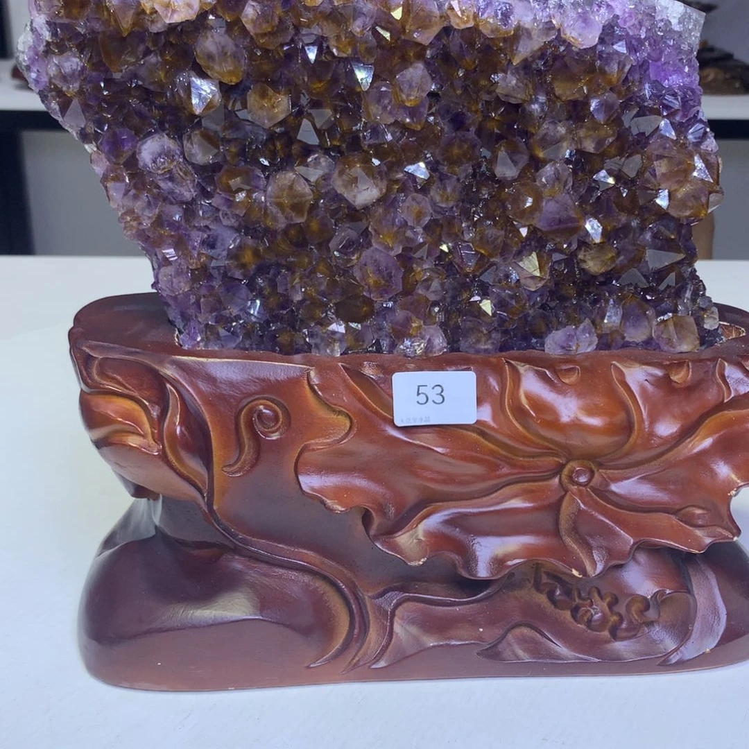 未镶嵌珠宝半成品紫晶小***紫晶52