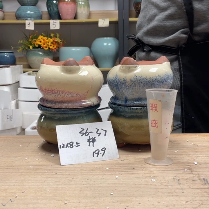 紫砂花盆欲*多肉花盆微瑕37