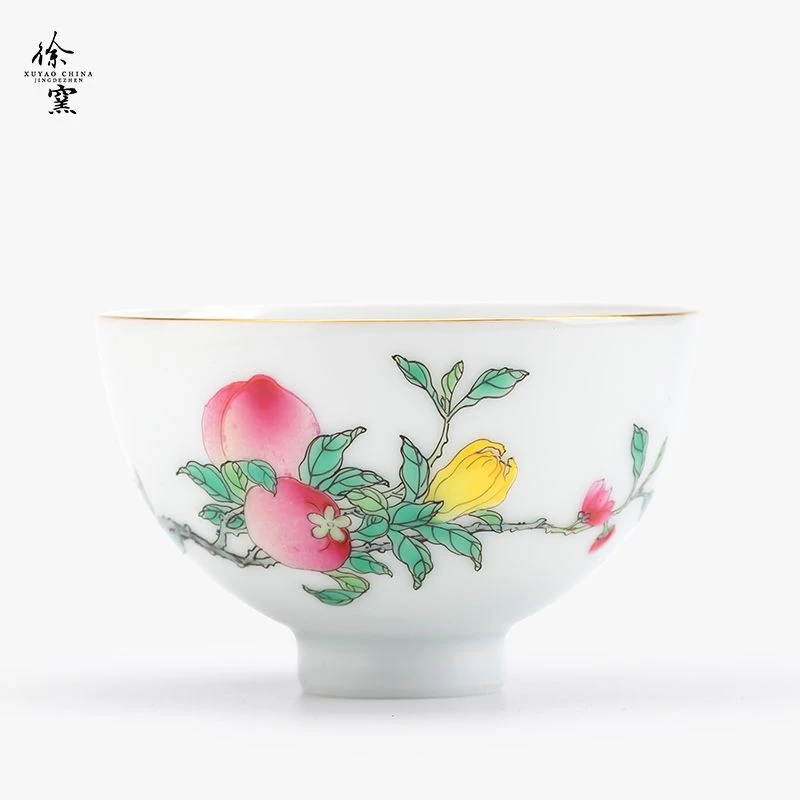 【徐窑】三多鸡心杯 | 周大乐优选 | 景德镇陶瓷